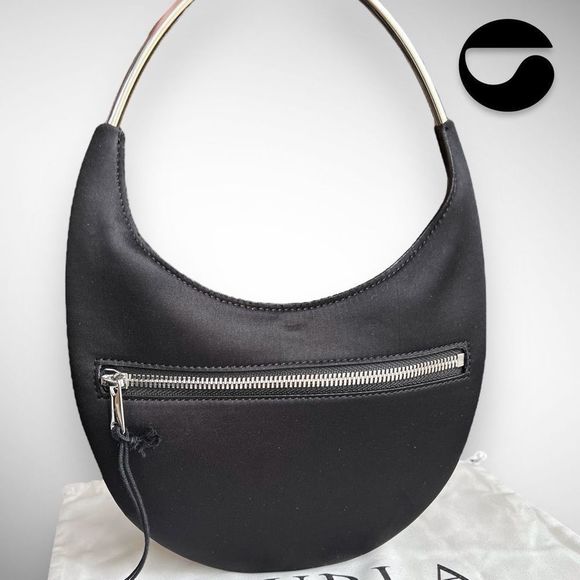 🚫SOLD ON DEPOP🚫NWT Coperni Ring Swipe Mirror Stud Black Shoulder / Top Handle - Picture 5 of 17